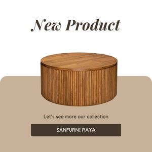 Mesa de centro baja de madera maciza, muebles de exterior, muebles modernos y sencillos, producto más vendido para jardín, sala de estar al aire libre - Product Image 6