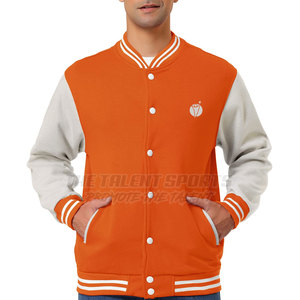 Chaqueta de Invierno Cálida y Cómoda para Hombre, Estilo Letterman, con Cuello Alto, Logotipo Frontal, Resistente al Viento, de Alta Calidad a un Precio Razonable - Product Image 1