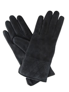 Gants en cuir noir pour femmes Technologie d'écran tactile Conception de point de fouet d'hiver Style uni-Pakistan direct pour une utilisation en extérieur - Product Image 2