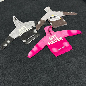 เสื้อฮู้ดสวมหัวคอตตอนฟลีซ100% โลโก้ออกแบบได้ตามต้องการสำหรับผู้ชายแนววินเทจลวดลายทึบสำหรับใช้ในฤดูหนาว - Product Image 2