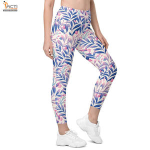 Nouveau style personnalisé femmes Legging couleur unie femmes Legging fabriqué au Pakistan Yoga Legging - Product Image 5