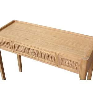 Bella โต๊ะเครื่องแป้งห้องนอนมีสไตล์โต๊ะเครื่องแป้งแต่งหน้าไม้ทันสมัยพร้อมกระจกและที่เก็บของสำหรับห้องนอนร่วมสมัย - Product Image 5