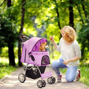 Cage de poussette standard de conception classique du fabricant vietnamien TH-PSP-124 pour animaux de compagnie moyens transporteurs et produits de voyage - Product Image 6