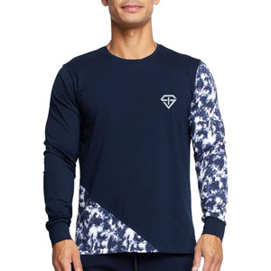 Camiseta de Manga Larga para Hombre, Informal, Cómoda, Ecológica, de Secado Rápido, de Lona, con Logotipo Personalizado, Impresión Digital, para Uso Diario - Product Image 1