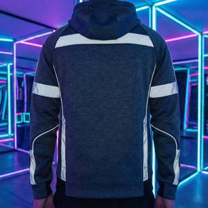 Sudadera con Capucha de Invierno Personalizada Estilo Cyberpunk, con Estampado de Espejo Infinito, 100% Algodón Felpa, Ilusión Óptica 3D, Bolsillo Transpirable, para Hombre - Product Image 2