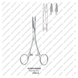 Fabrication Usine Direct Prix de Gros Chirurgie OLSEN HEGEAR Porte-Aiguille en Acier Pinces Médicales Ensemble d'instruments INSTRUMENTS - Product Image 1