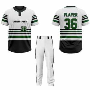 Ensemble d'uniformes de baseball personnalisés, maillot d'équipe sublimé, pantalon, uniforme de baseball en gros avec logo personnalisé - Product Image 1
