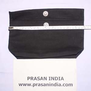Snap button closure Minimalist Style Recyclable Drawstring Herringbone Pattern Ornaments <b>Bag</b> Cotton Linen <b>Dust</b> - Product Image 3