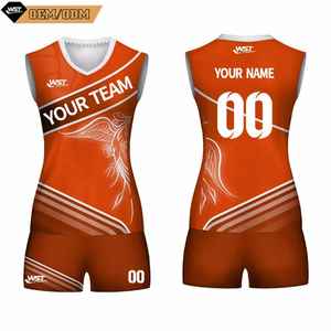 Camiseta de voleibol de equipo impreso con logotipo personalizado último diseño personalizable al por mayor - Product Image 2