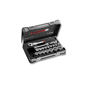 Assortiment de douilles Usag de 23 pièces avec douilles hexagonales dans un coffret ABS pour les projets d'amélioration de la maison et de bricolage - Product Image 2