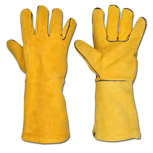 Prix bon marché Gants en cuir durables de haute qualité personnalisés Longue soudure Vêtements à haute température - Product Image 1