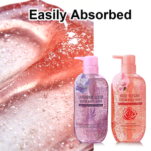 <span class=keywords><strong>Gel</strong></span> <span class=keywords><strong>Douche</strong></span> Exfoliant Parfumé OEM 520ml Longue Durée Rose/Lavande/Sakura Hydratant Blanchissant - Product Image 5