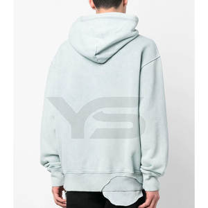 เสื้อสเวตเตอร์โอเวอร์ไซส์สำหรับผู้ชายและผู้หญิงเสื้อฮู้ดผ้าฝ้ายโอเวอร์ไซส์สำหรับฤดูหนาวกำหนดโลโก้ได้เอง - Product Image 5