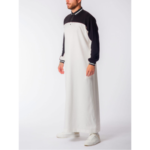 Meilleur design tendance Vêtements décontractés à boutonner à l'avant pour hommes Jubba Top des ventes Thobe islamique de qualité supérieure pour hommes entretenu par les OEM - Product Image 2
