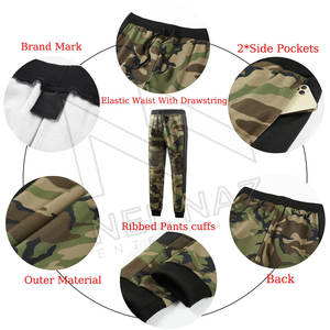 Nouveauté, survêtement décontracté à imprimé camouflage 100% coton pour hommes, vêtements de sport de jogging pour la course à pied - Product Image 6