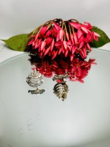 Elegantes Pendientes de Oro Rosa de 14K con Diamantes Radiantes en Forma de Gota, Corte Brillante Redondo Natural H I, SI3 I1, Proveedor Mayorista - Product Image 4