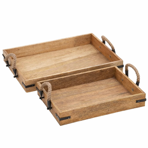 Handcrafted Wooden Serving Tray Arabic Calligraphy Islamic Design Modern for Wedding Eid Ramadan-Eco-friendly <b>Home</b> <b>Decor</b> <b>Gift</b> - Product Image 3