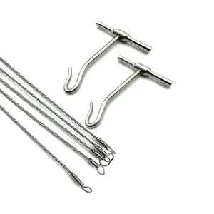 RUNPHY - Hilo de Acero Inoxidable para Cirugía, Instrumento Quirúrgico Manual para Veterinaria, Ortopedia y Neurocirugía, para Perros/Gatos/Mascotas, con Certificación CE - Product Image 1