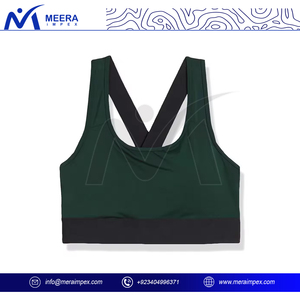 Women's Sports Bra <b>Strappy</b> Back Design Lightweight Breathable Comfort Material Stylish Active Wear Fashion - Product Image 2