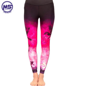 Mallas deportivas sexis de Yoga para mujer, mallas de cintura alta para gimnasio, mallas elásticas con costuras para mujer, ropa de gimnasio personalizada - Product Image 2