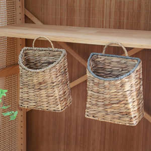 Vietnam Water Hyacinth <b>Willow</b> <b>Basket</b> 100% Non-Toxic Stylish Versatile Storage for Home Decor Kitchen Sundries Organizer - Product Image 4