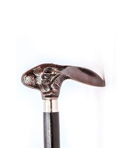 Bastones victorianos decorativos y bastones para hombres y mujeres-36 "Mango de latón de ébano marrón Bastón plegable Derby unisex - Product Image 5