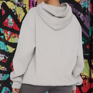 Sweatshirts à capuche unisexes de qualité supérieure tricotés doux pour l'hiver Motif imprimé élégant Confort quotidien Streetwear pour Crystal Front Terry - Product Image 1