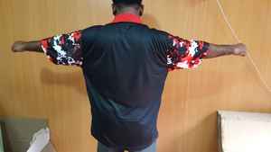 Nouveau Pakistan-Made Custom Broderie Hommes T-Shirt Coton Spandex Jersey avec Manches Longues Dip Teint Tissu Tricoté Réel Photos - Product Image 5