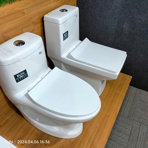 Thiết kế sang trọng phòng tắm sứ inodoro thiết bị vệ sinh WC S Trap một mảnh gốm nhà vệ sinh bát và bồn rửa bộ màu trắng nhà vệ sinh - Product Image 3
