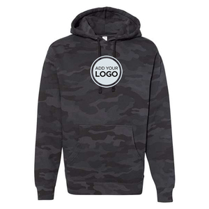 Sweat à capuche polaire d'hiver vieilli avec broderie personnalisée Sweat-shirt avec poche de haute qualité Impression DTG Sweats à capuche imprimés lavés à l'acide - Product Image 6