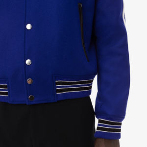 Nouveauté Veste Letterman personnalisable Premium Classic Button Vintage College Baseball jacket pour hommes 2026 - Product Image 6