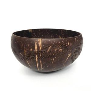 Cuencos de madera de coco hechos a mano de almacén ecológico, precio competitivo, decoración de iluminación para el hogar, vajilla hecha a mano con laca Hathai - Product Image 4