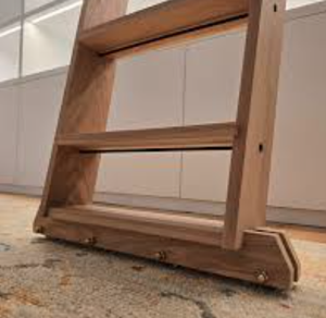 ระบบบันไดห้องสมุดแบบสั่งทำพิเศษ (ไม้เนื้อแข็ง) - Product Image 3