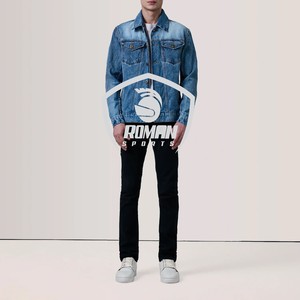 Chaqueta Vaquera de Alta Calidad para Hombre, Elegante, Moderna, Transpirable, Tejido Resistente, Diseño Cómodo para Uso Casual Moderno, por RSW - Product Image 4