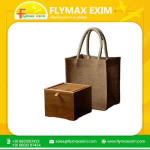 Sacs à provisions en tissu de jute naturel 100% faits à la main à la mode et respectueux de la terre avec logo personnalisé en vente! - Product Image 3