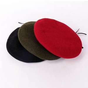 Unisex <b>Wool</b> <b>Beret</b> Caps-Breathable Tactical Training Caps for Outdoor Sports & Travel Use - Product Image 3