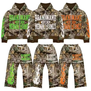 ชุดฮู้ดดี้สีดำแบบสวมใส่สบายสำหรับการฝึกซ้อมและวิ่งออกกำลังกาย ผลิตตามแบบ OEM/ODM ปี 2026 คุณภาพสูง พิมพ์ลายได้ตามต้องการ ระบายอากาศได้ดี ผลิตจากโพลีเอสเตอร์/คอตตอน แบบ 2 ชิ้น - Product Image 1