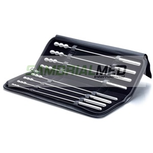 Sambrialmed International German Stainless Steel Wave Shape <b>Bakes</b> Gal Ducket Dilators Set 8 Pieces 7mm-13mm Manual Reusable for - Product Image 4