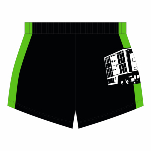 Shorts de Rugby Personalizados de Fábrica al por Mayor, 100% Poliéster, Dos Tonos, con Bolsillo para Mujer, OEM - Product Image 4