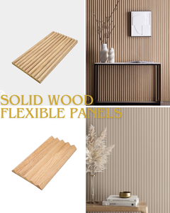 Panneaux muraux en bois massif prêts à l'installation, design minimaliste et classique, résistants à l'humidité et antistatiques, pour la décoration des hôtels et du commerce - Product Image 6