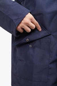 ชุดเสื้อแจ็กเก็ตกางเกงกันน้ำสะท้อนแสงน้ำหนักเบาสำหรับงานก่อสร้างถนนกิจกรรมกลางแจ้งตั้งแคมป์ - Product Image 6