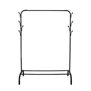 Porte-vêtements sur pied Myrva Leaf Rack, 1 tube, à un seul niveau, design minimaliste, rangement de placard en métal - Product Image 6