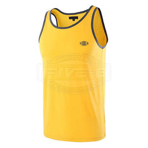 Camiseta sin Mangas para Hombre de Alta Calidad a Bajo Precio, Ropa de Verano Transpirable de Algodón/Poliéster de Secado Rápido y Ecológica - Product Image 1