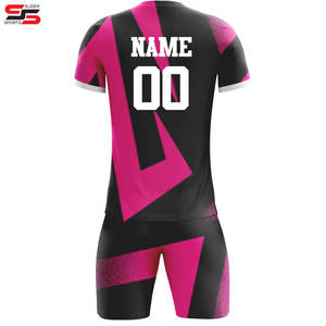 Ensemble maillot et short de ballon de football unisexe professionnel Uniformes à séchage rapide pour adultes pour hommes avec impression de logo personnalisée - Product Image 2