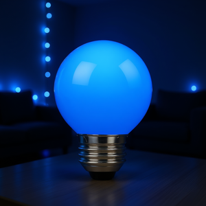 Ampoules LED sphériques 25W 230V E27 Couleur bleue - Product Image 3
