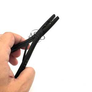 Pince d'extension de cheveux professionnelle 7 "dissolvant de perles Microlink et outil d'extension de trame coiffure en acier inoxydable pour Salon - Product Image 2