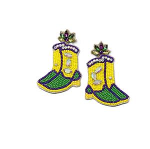 Pendientes de gota con cuentas de semillas, hechos a mano, ligeros, bohemios, Color personalizado, pendientes de gota con cuentas de semillas, logotipo personalizado - Product Image 1