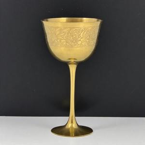 Copa de vino de comunión de latón antiguo sagrado de recipiente de fe, Copa Vintage hecha a mano para iglesia y ceremonias espirituales - Product Image 5