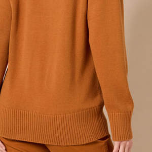 Novedad de 2025, cárdigans informales de Otoño de manga larga con cuello en V de alta calidad para mujer, botones, diseño transpirable de longitud Regular - Product Image 6