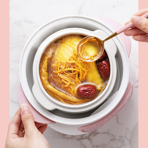 Pentola per zuppa, pentola per stufati, ciotola per uova specializzata in vapore, piccola pentola di terracotta in ceramica per la preparazione delle zuppe - Product Image 3